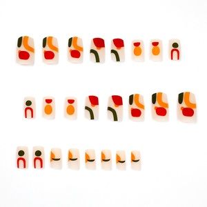 💅💅💅A set of finished manicures🎈🎈🎈